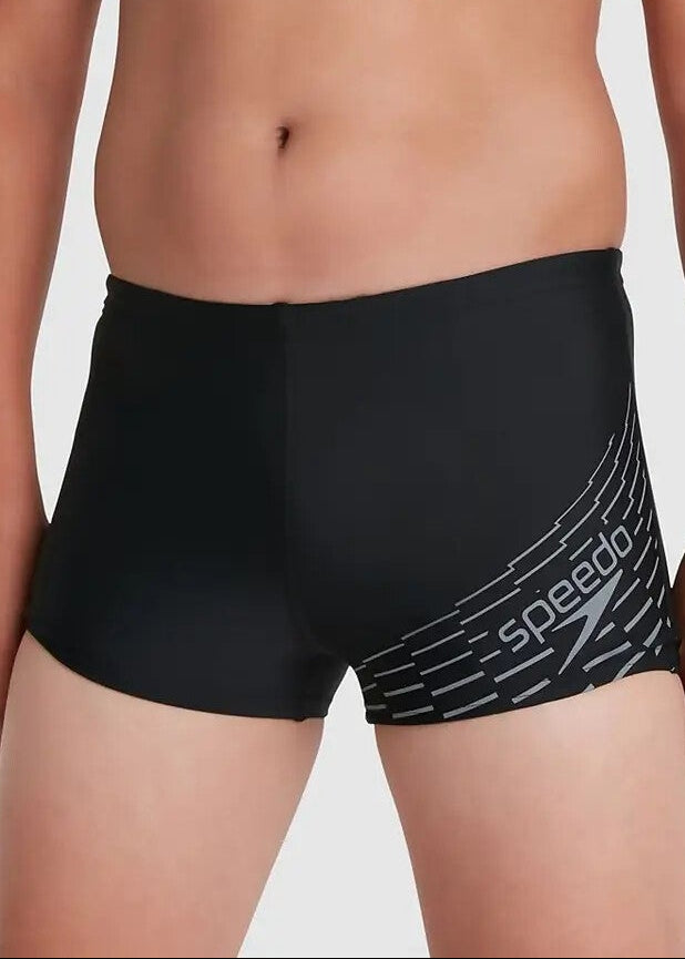 Speedo Boys' Medley Logo Aquashort Swim Shorts Trunks Swimsuit Swimming Costume