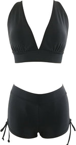 CheChury Women's High Waist Bikini Swimsuit Swimming Costume BNWT