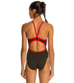Speedo Women's Solid Endurance+ Flyback Training Swimsuit Swimming Costume BNWT