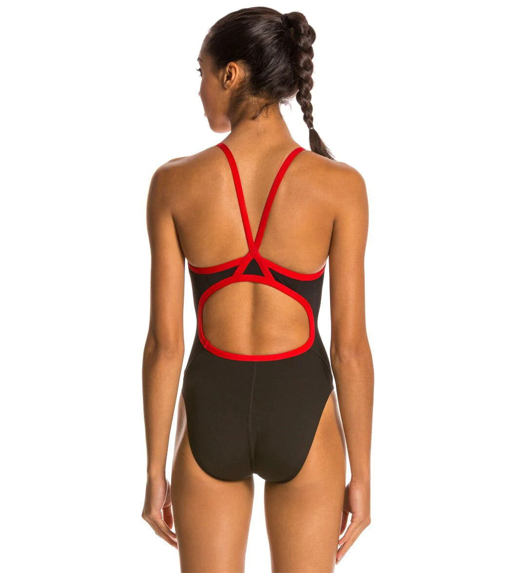 Speedo Women's Solid Endurance+ Flyback Training Swimsuit Swimming Costume BNWT