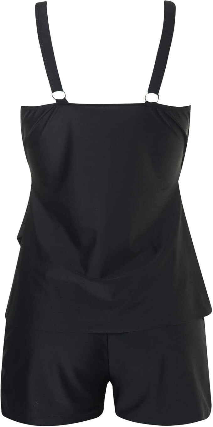 RXRXCOCO Women's Padded Tankini & Boy Shorts Swimsuit Swimming Costume BNWT