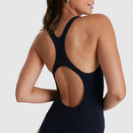 Speedo Women's Eco Endurance+ Medalist Swimsuit Swimming Costume Navy BNWT