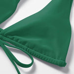 RXRXCOCO Women's Triangle Bow Back Bikini Set Swimsuit Swimming Costume BNWT