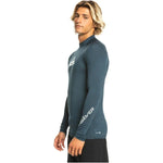 Quiksilver Men's All Time Long Sleeve Rash Guard Surf Shirt Top Tee UPF50 BNWT