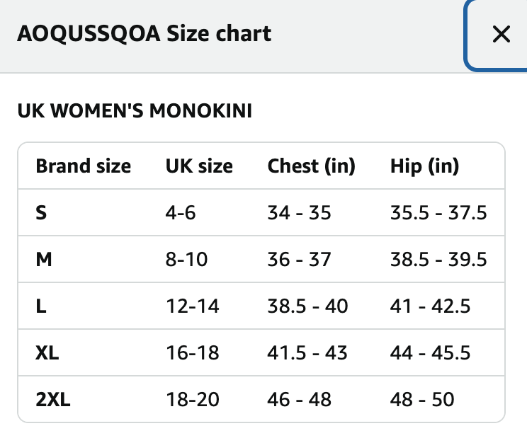AOQUSSQOA Women's Tankini with Shorts Swimsuit Swimming Costume Swimwear BNWT