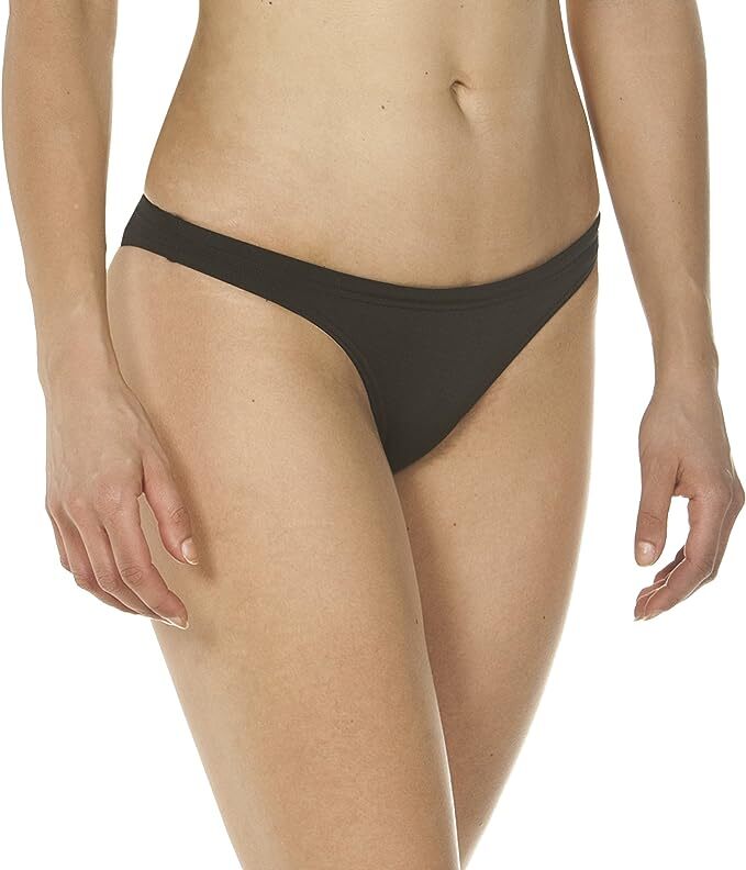 Arena Women's & Girls Bikini Bottom Solid Swimsuit Swimming Costume Black BNWT
