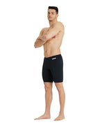 Arena Men's Team Swim Solid Jammer Swimming Trunks Shorts Swimsuit Black BNWT