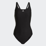 Adidas Women's Mid 3-Stripes Swimsuit Swimming Costume HA5993 BNWT