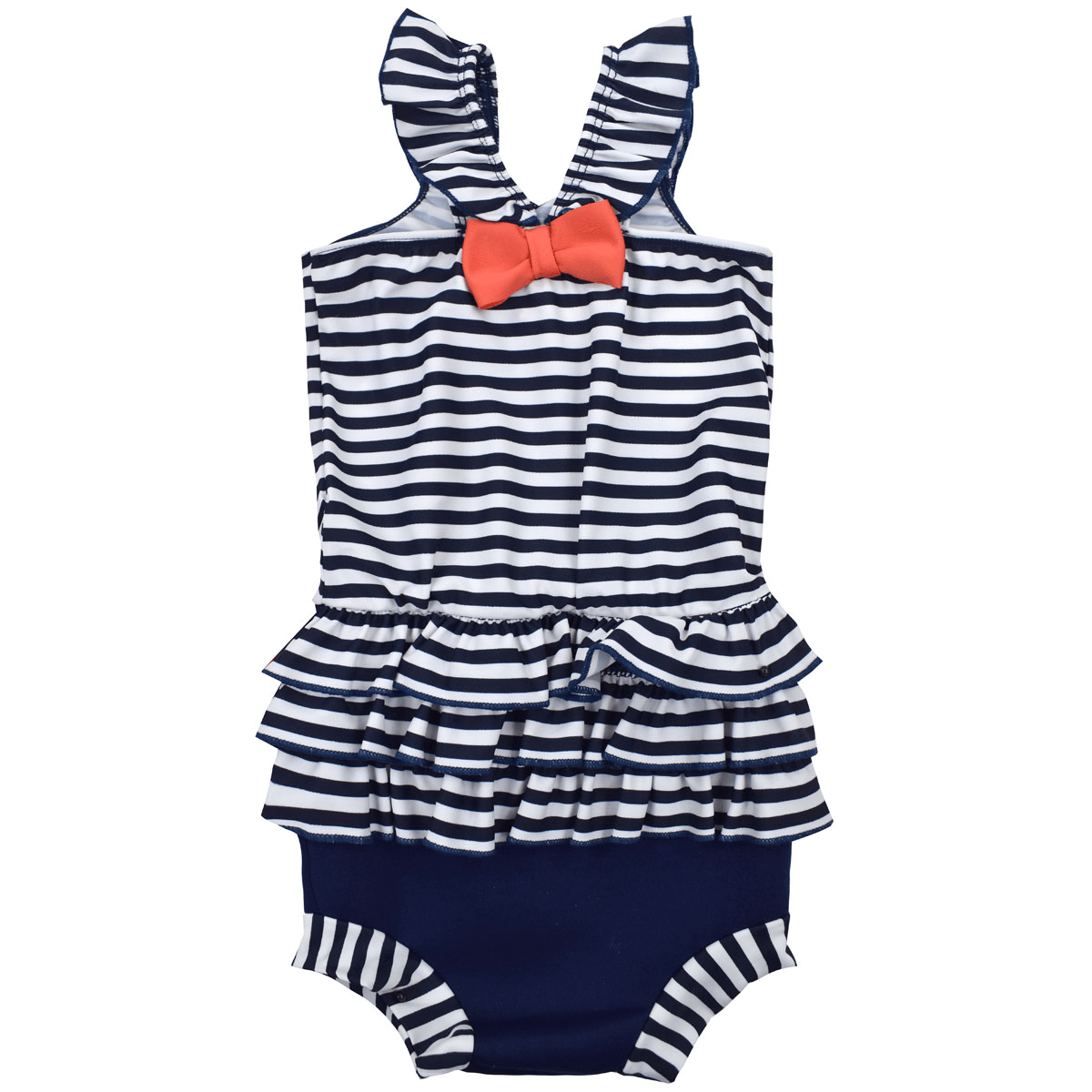 Splash About Happy Nappy Costume Reusable Neoprene Nautical Bows Boy Girl BNWOT