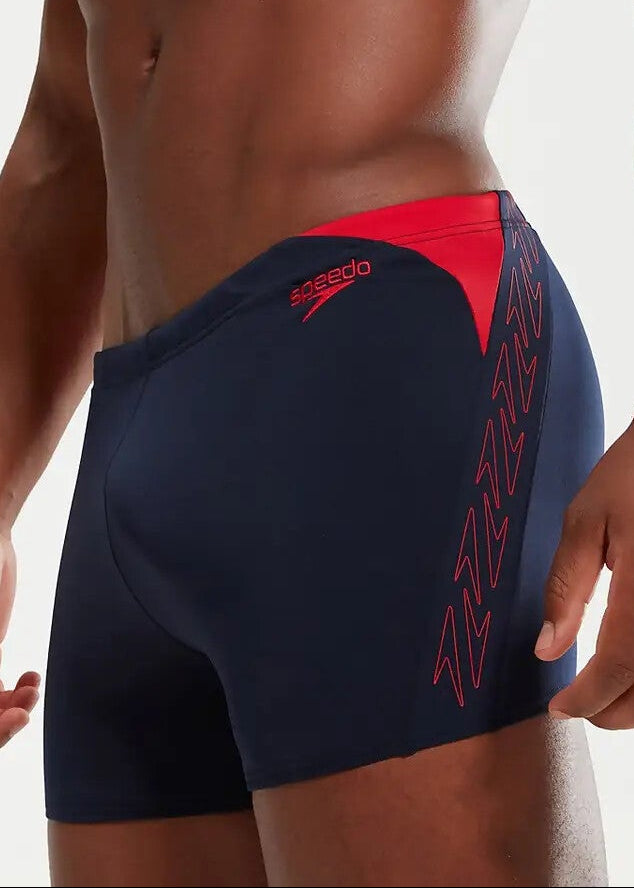Speedo Men's Hyperboom Splice Aquashort Swimsuit Swimming Costume Trunks BNWT