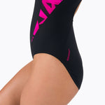 Speedo Women's Hyperboom Splice Muscleback Swimsuit Swimming Costume Black BNWT