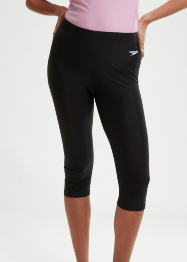 Speedo Women's Essential 3/4 Swim Pant Legging Bottoms Swimsuit Swimming BNWT