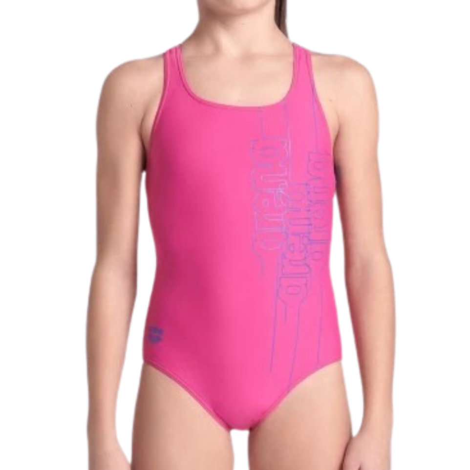 Arena Girl's Swim Pro Back Graphic Swimsuit Swimming Costume BNWT
