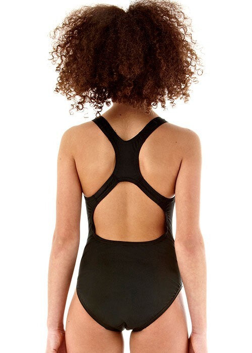Speedo ECO Endurance+ Medalist Girls Swimsuit Swimming Costume Black 2025 BNWT