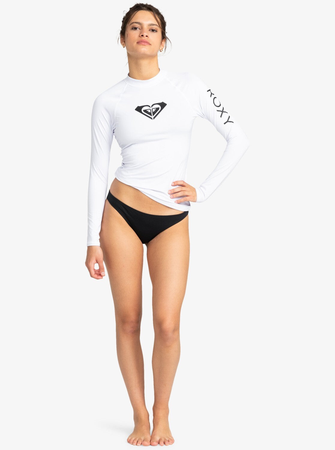 Roxy Women's Whole Hearted Long Sleeved Rash Vest Top Surf Shirt Swimsuit BNWT