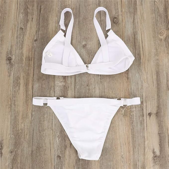 Chechury Women's Triangle Low Waist Sexy Bikini Swimsuit Swimming Costume BNWT