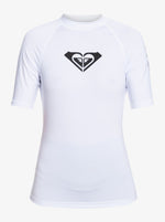 Roxy Women's Whole Hearted Short Sleeved Rash Vest Top Surf Shirt Swimsuit BNWT