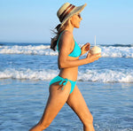 CharmLeaks Women's Medium Waist Bikini Bottom Swimsuit Swimming Costume BNWT