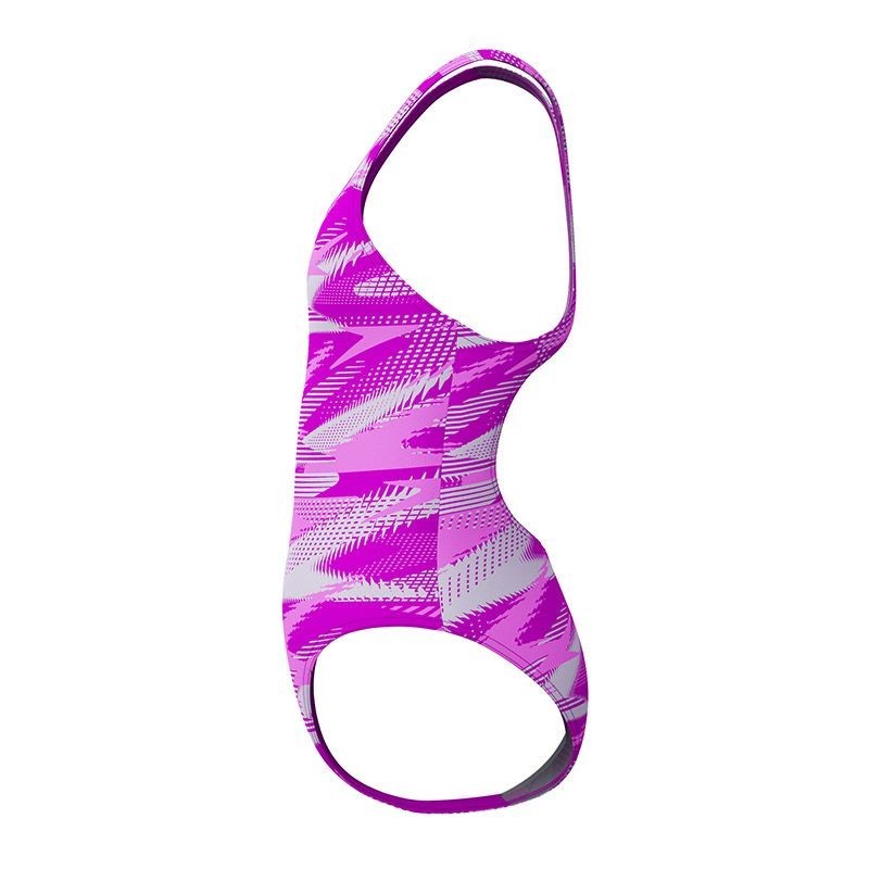Speedo Girls Hyperboom Allover Medalist Swimsuit Swimming Costume Junior BNWT