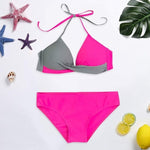CheChury Women's Padded Push-Up Bikini Swimsuit Swimming Costume BNWT