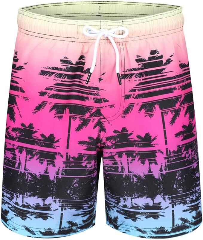 Ript Essentials Men's Quick Dry UV50 Swimming Swim Shorts Trunks Palm BNWT