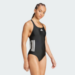 Adidas Women's 3 Stripes C-Back One Piece Swimsuit Swimming Costume JN8118 BNWT
