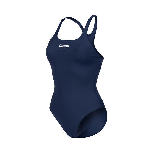 Arena Women's Team Swim Pro Solid Swimsuit Swimming Costume Girls Navy BNWT