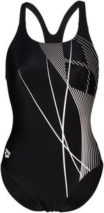 Arena Women's Branch Swim Pro Back Print Swimsuit Swimming Costume Ladies BNWT