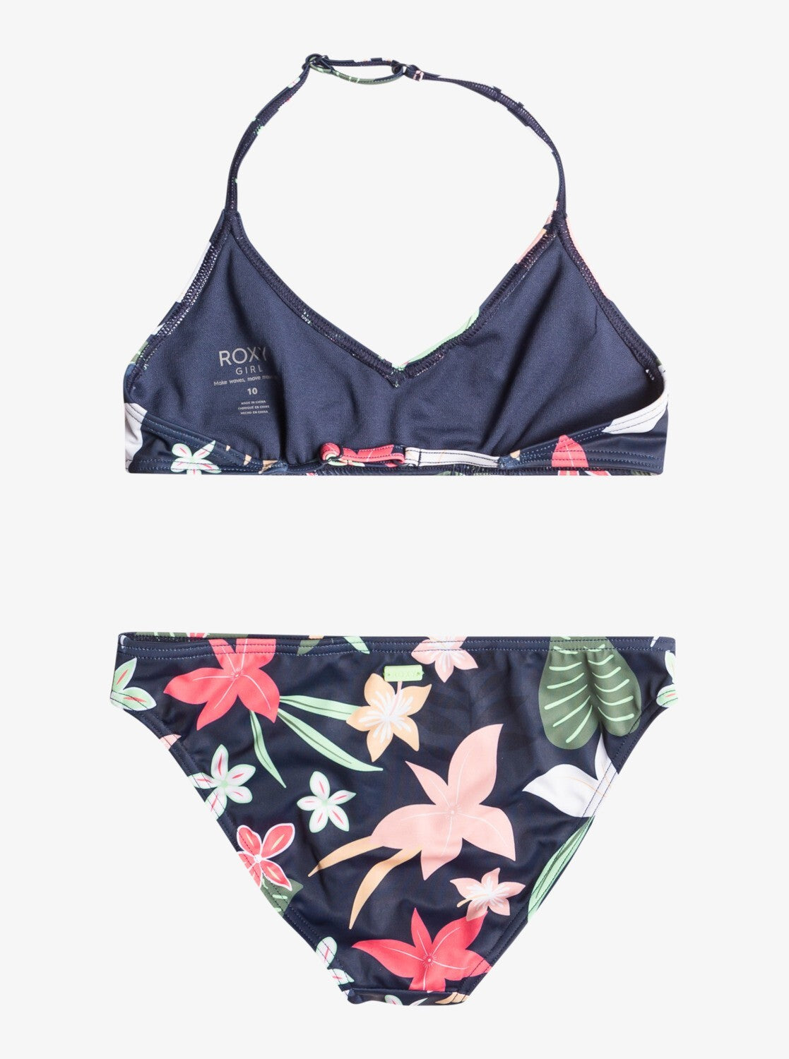Roxy Girl's Vacay For Life Bikini Surf Beach Swimsuit Swimming Costume BNWT