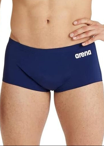 Arena Men's Solid Squared Swim Short Swimsuit Swimming Costume Swimwear BNWT