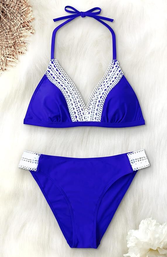Attraco Women's Padded Bikini Two Piece Swimsuit Swimming Costume BNWT