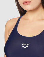 Arena Women's Dynamo One Piece Swimsuit Swimming Costume Navy BNWT