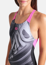Arena Women's Flow V Back LB Swimsuit One Piece Swimming Costume BNWT