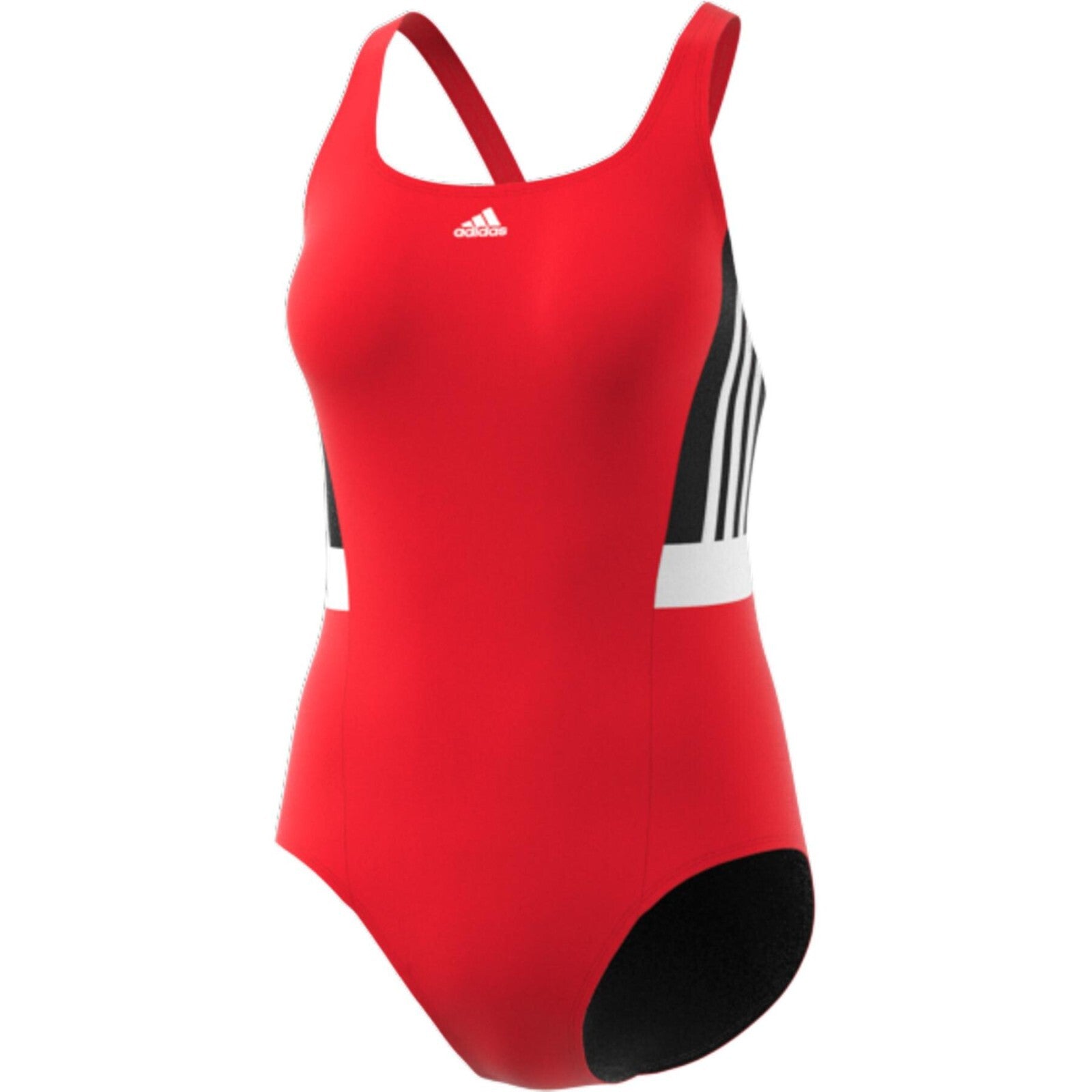 Adidas Women's 3-Stripes Colourblock HC2879 Swimsuit Swimming Costume BNWT