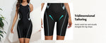 Attraco Women's Boyleg Legsuit Racerback Swimsuit Swimming Costume Kneeskin BNWT