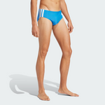 Adidas Men's 3 Stripes Swim Trunk Brief Swimming Costume Swimsuit JN6541 BNWT