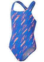Speedo Girls Hyperboom Allover Medalist Swimsuit Swimming Costume BNWT