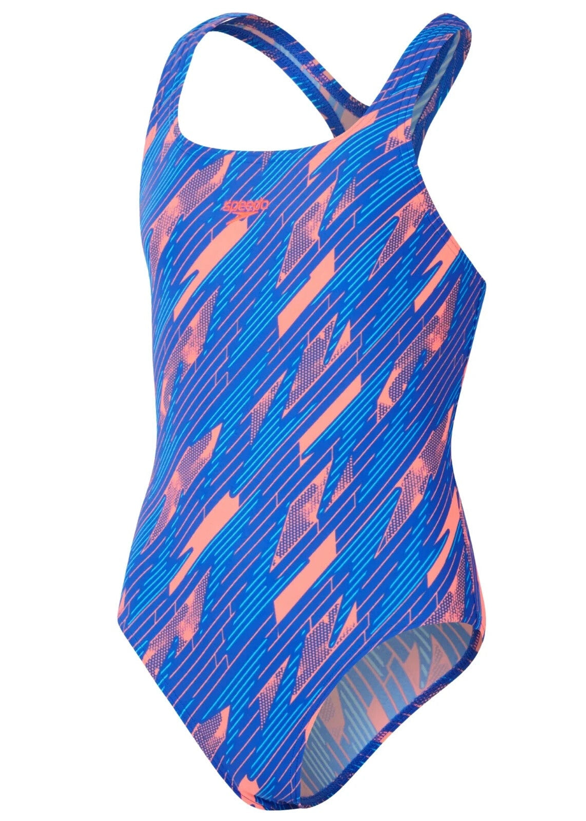 Speedo Girls Hyperboom Allover Medalist Swimsuit Swimming Costume BNWT