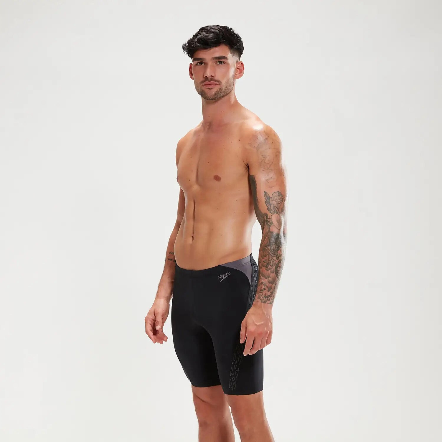 Speedo Men's Hyperboom Splice Jammer Swimsuit Swimming Costume Shorts BNWT