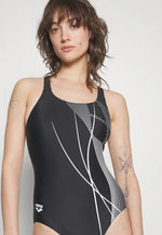Arena Women's Branch Swim Pro Back LB Print Swimsuit Swimming Costume BNWT