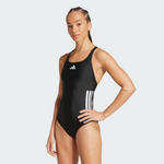 Adidas Women's 3 Stripes C-Back One Piece Swimsuit Swimming Costume JN8118 BNWT