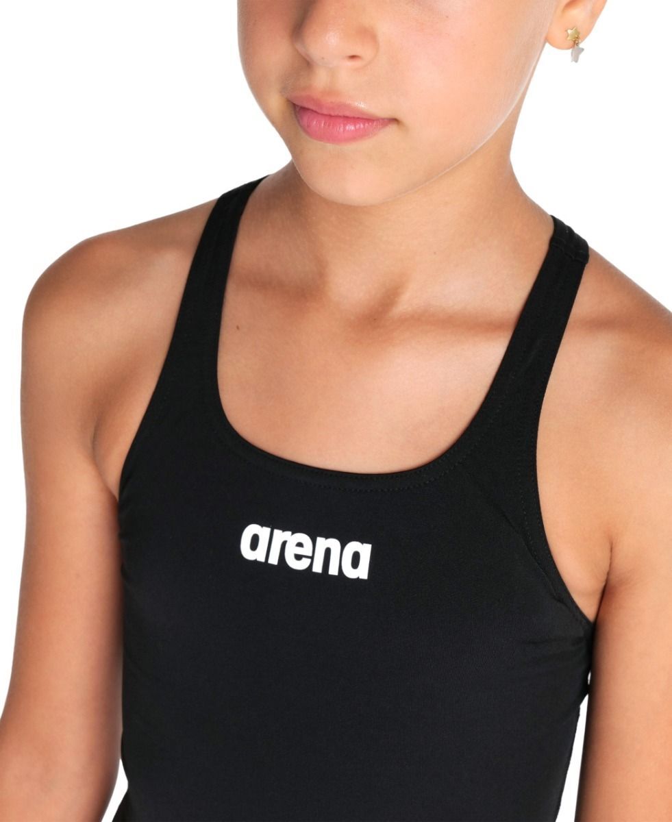 Arena Girl's Team Swimsuit Swim Pro Solid Swimsuit Swimming Costume BNWT