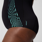 Speedo Women's Placement Medalist Swimsuit Swimming Costume Plus Size BNWT