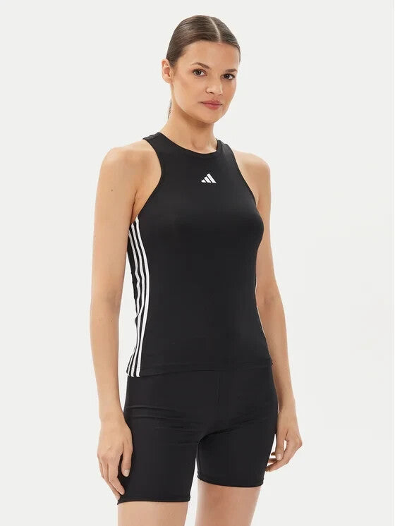 Adidas Women's Train Essentials 3 Stripes Tank Top Swimsuit HR7815 BNWT