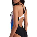 Arena Women's W Threefold V Back One Piece Swimsuit Swimming Costume BNWT