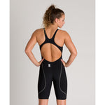 Arena Womens Powerskin St 2.0 Open Back Race Racing Swimming Swimsuit Girl Black