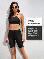 Attraco Women's High Waisted Swim Shorts Swimsuit Swimming Costume BNWT
