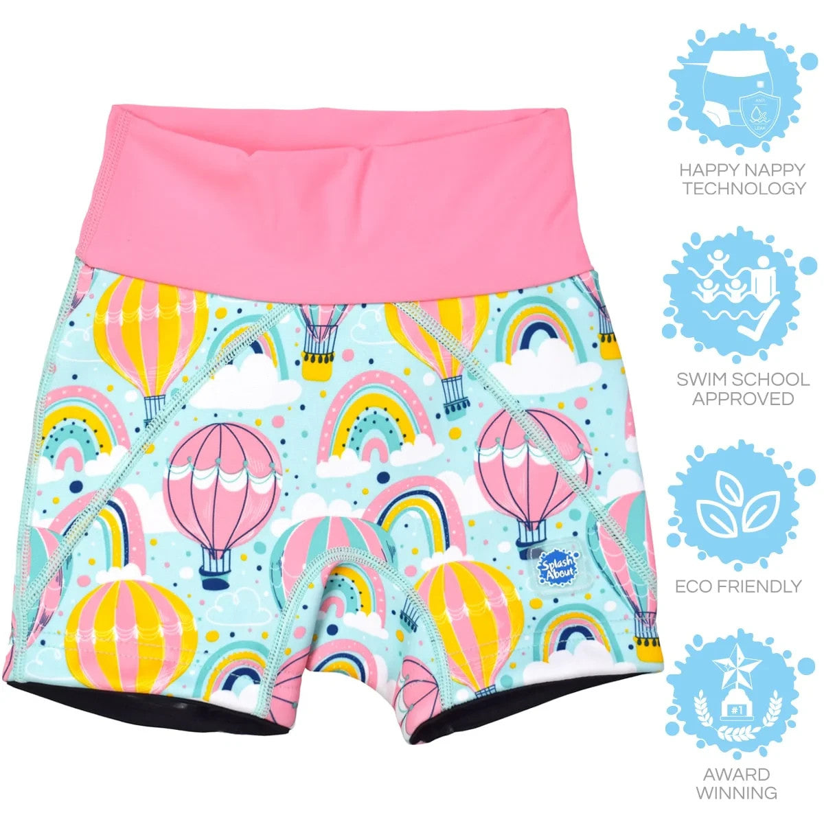 Splash About Happy Nappy Baby/Toddler Swim Shorts Jammer Girls BNWOT