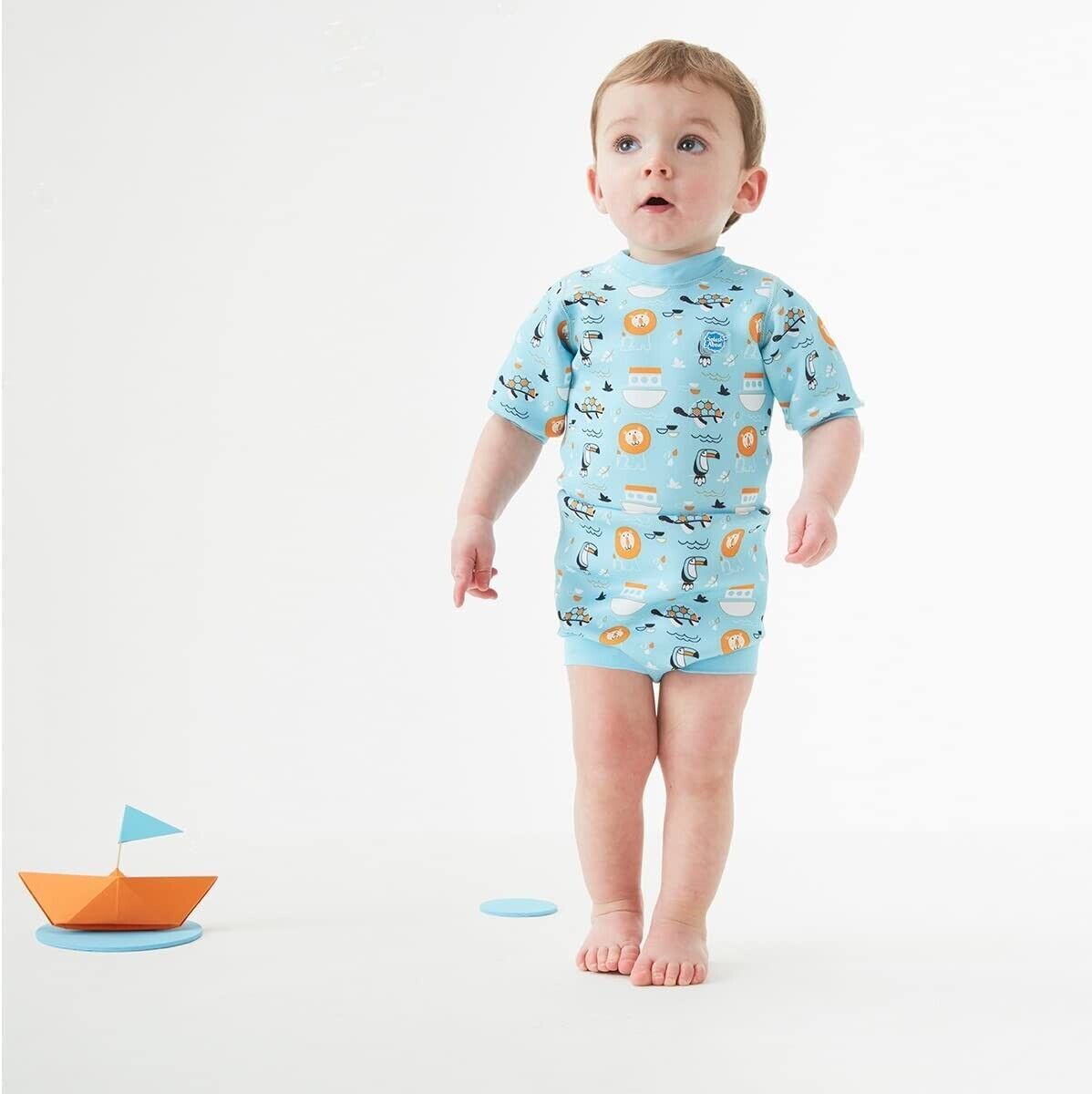 Splash About Baby & Toddler Happy Nappy Wetsuit Incorporated Swim Nappy BNWT