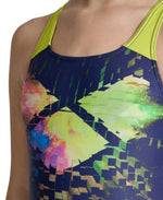 Arena Girl's Multi Pixels Swim Pro Back Swimsuit Swimming Costume BNWT